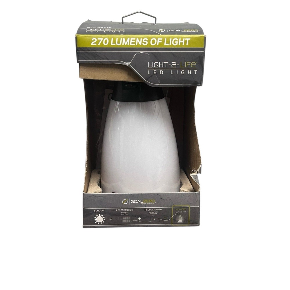 Goal Zero Light‎ A Life LED Lantern Power Anywhere Camping Outdoors 270 Lumens
